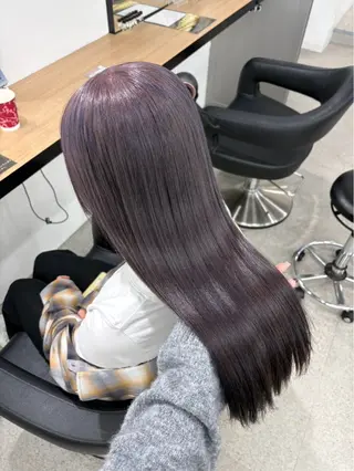 ロング miku/ラベンダー 透明感カラー🪻❤︎のヘアスタイル