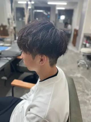 パーマ メンズ nico麻生 加賀谷 すみれのヘアスタイル