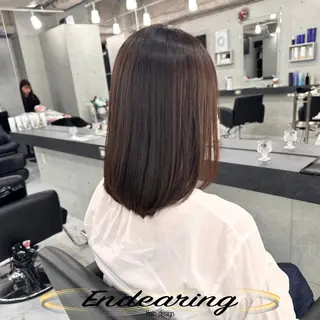 カラー 柳田 怜那/銀座 Endearingのヘアスタイル