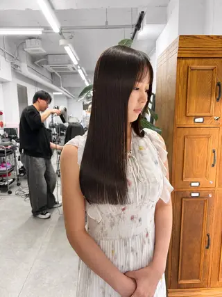 ロング カラー 松永 雄樹のヘアスタイル