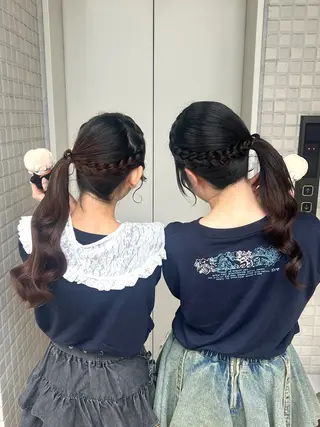 ヘアアレンジ 💖韓国ヘア/ハイト ーン💖mikotoのヘアスタイル