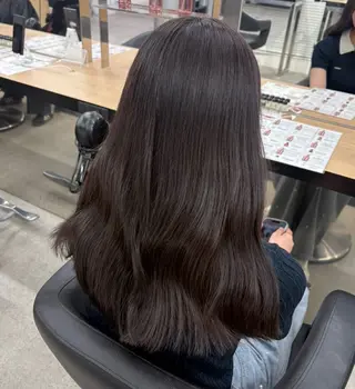 ロング miku/ラベンダー 透明感カラー🪻❤︎のヘアスタイル