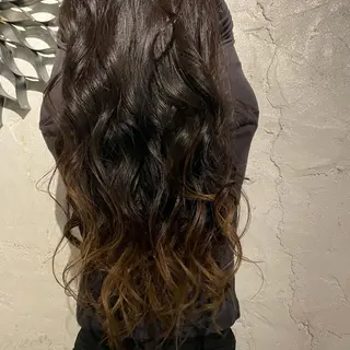 セミロング カラー 杉原 向日梨のヘアスタイル