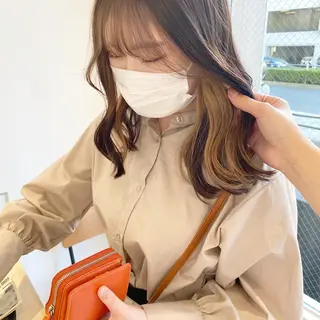 ミディアム カラー 🌷Asuka /レイヤーカット🌷のヘアスタイル