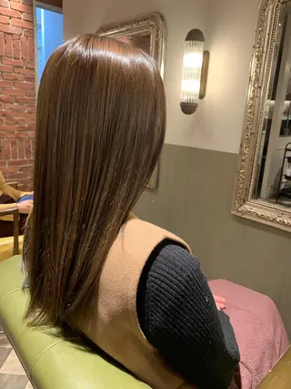 ロング カラー 韓国スタイル🇰🇷 annaのヘアスタイル