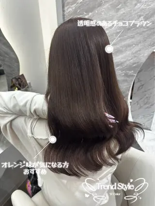 ロング カラー 🍑ももか🍑透明感 カラー/赤羽🦋のヘアスタイル