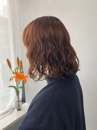 パーマ ボブパーマコテ巻き風 パーマNo1深江秀平のヘアスタイル
