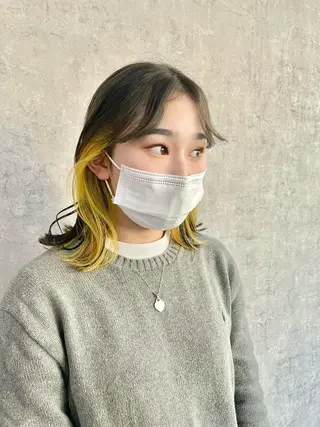 ショート カラー パーマ ヘアアレンジ メンズ キッズ ネイル マツエク・マツパ エビスザキレン/メン ズ/心斎橋🌳のヘアスタイル