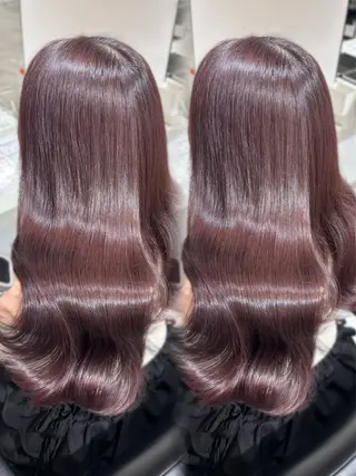 ロング カラー 盛れる顔周り🤍渋谷 Risa🎀のヘアスタイル