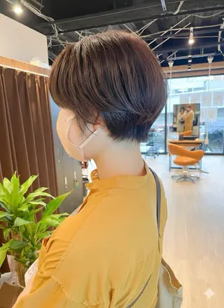 ショート カラー 髪質改善/ブリーチ 田代 龍我のヘアスタイル