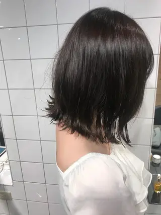ミディアム カラー 透明感カラー/ レイヤー　YUKAのヘアスタイル