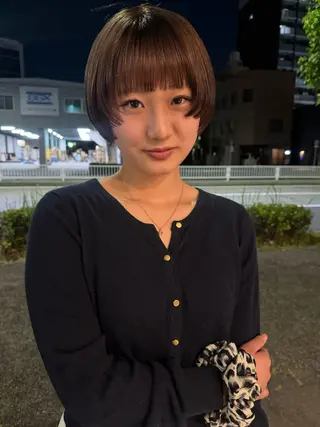 ショート カラー にこ /iciのヘアスタイル