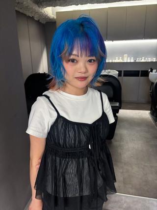 ショート デザインカラー /rioのヘアスタイル