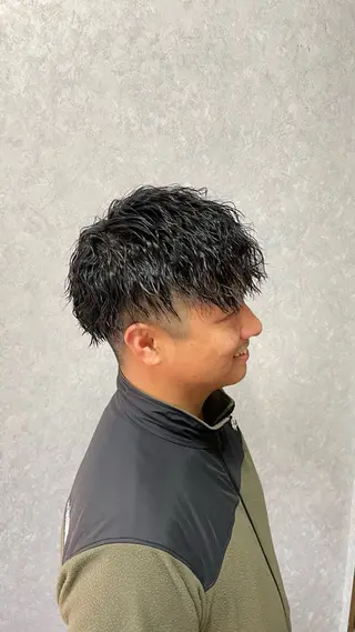 ショート パーマ メンズ 深夜美容師 SHOEIのヘアスタイル