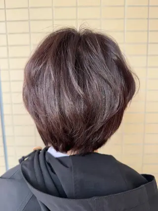 ショート カラー ヨコスカ チヒロのヘアスタイル