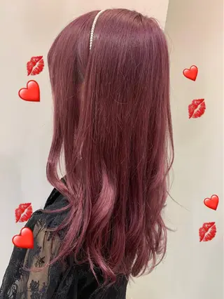 ミディアム カラー 新宿駅近♡個室 ♡関口三都季🌜のヘアスタイル