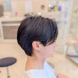 ミディアム パーマ 髪質改善 カミムラのヘアスタイル