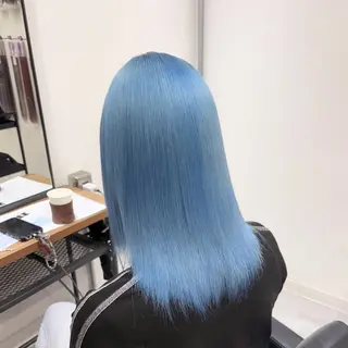 セミロング SAKI🎀NEXT 池袋/韓国風カラーのヘアスタイル