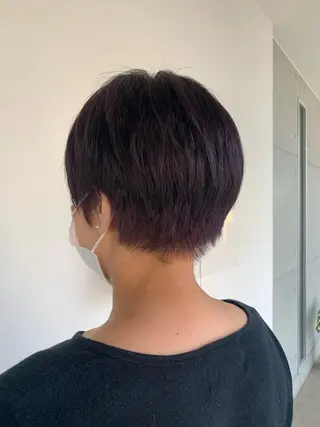 ショート おせ ちさとのヘアスタイル