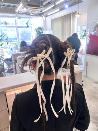 ロング ヘアアレンジ 瑠莉🪩 薬院/天神南/今泉のヘアスタイル