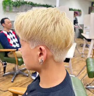 ショート カラー メンズ ✨Kplus✨ 熊坂　みのり✨のヘアスタイル