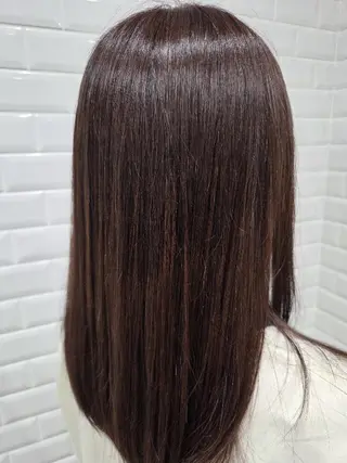 セミロング カラー 長谷川 佳吾のヘアスタイル