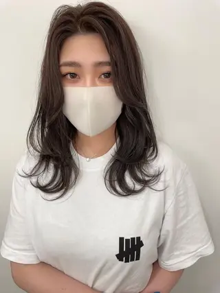 セミロング カラー 髪質改善will hairdesignのヘアスタイル
