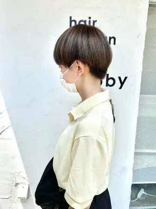 ショート Sabby氏川洸希 パーマのヘアスタイル