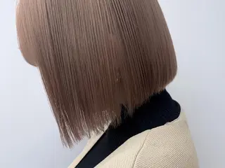 ミディアム カラー パーマ 【ヘアケア特化型】 newi天王寺のヘアスタイル