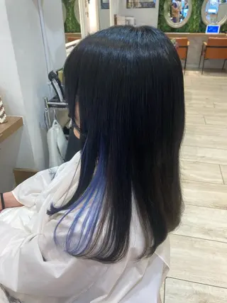 ミディアム あやか 白髪ぼかしハイライトのヘアスタイル