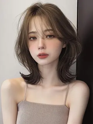 ミディアム FOCUS JAPAN2のヘアスタイル