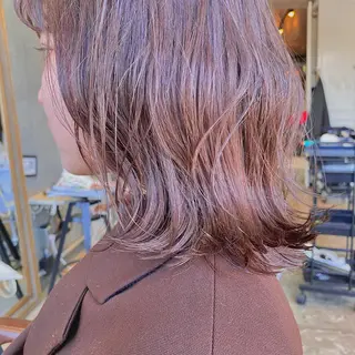 ミディアム カラー ヘアアレンジ 【ダメージレス施術】 【透明感】北村 拓也のヘアスタイル