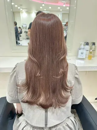 カラー 赤み消し🏹上品甘め トレンドカラー/横浜のヘアスタイル