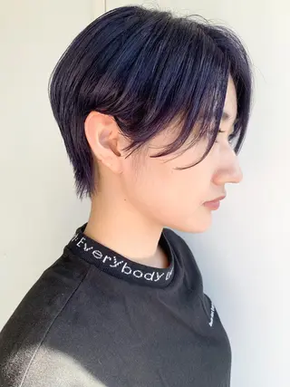 ショート 💜ショート💜 ウルフ、ボブ二色亜美のヘアスタイル
