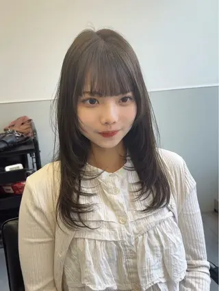 ロング カラー 韓国ヘア🇰🇷 スズキのヘアスタイル