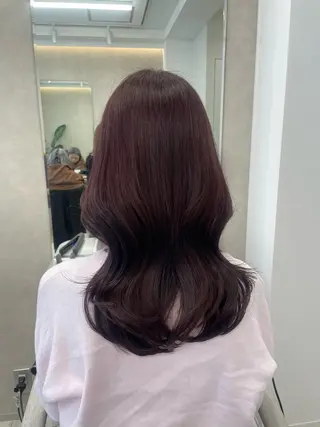 ロング カラー 🦋顔周りカット/レ イヤー/ユリ🦋のヘアスタイル