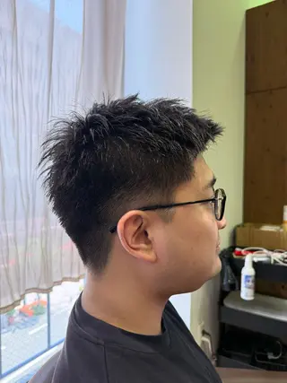 ショート メンズ 溝口 槙里也のヘアスタイル