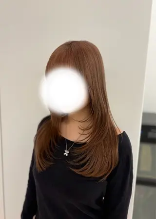 セミロング tomoka/ 茶屋町/モデル募集中のヘアスタイル