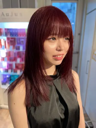 セミロング カラー PayPay対応 kaito🍫のヘアスタイル