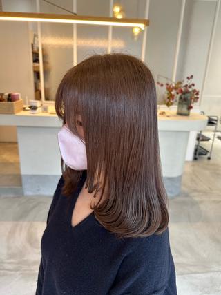 ミディアム 髪質改善🪄艶カラー /noaのヘアスタイル