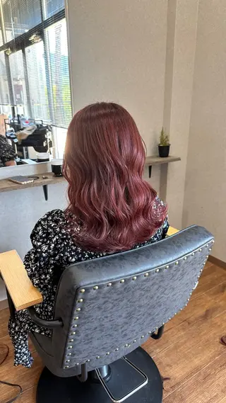 ロング カラー 鵜飼 真伍のヘアスタイル