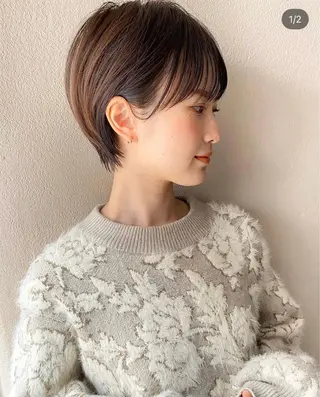 ショート かのん/似合わせ/ ショート・ボブ/梅田のヘアスタイル