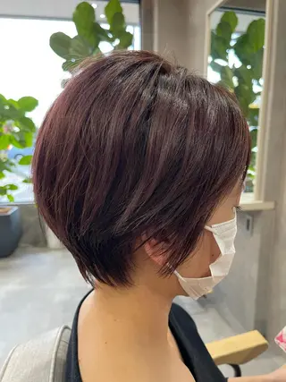 ショート カラー 一ノ瀬 暁のヘアスタイル