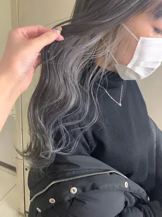 ロング カラー 清村 和音のヘアスタイル