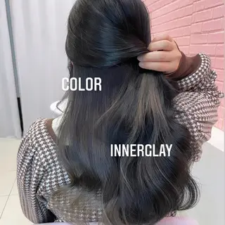 ロング カラー エクステ🩵ブリーチ 韓国ヘア🩵KAEのヘアスタイル