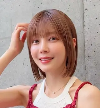 ショート カラー 顔周り✂️透明感 レイヤー/みっきーのヘアスタイル