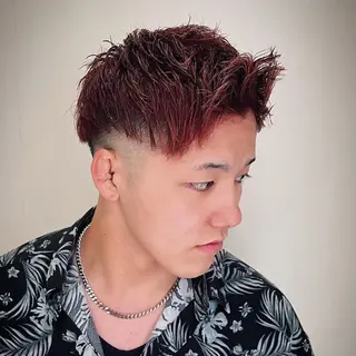 ショート カラー メンズ 新宿メンズヘア 原田睦人のヘアスタイル