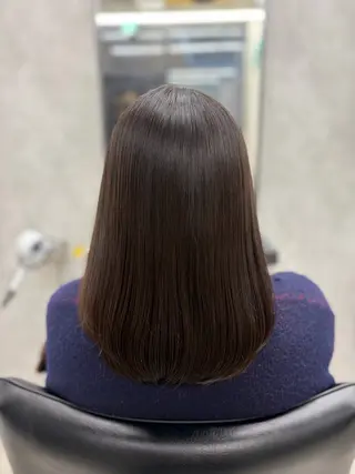 ロング カラー 梅雨対策すぐ巻ける ☔️縮毛矯正勝倉　麗のヘアスタイル