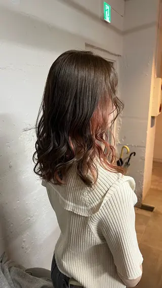 ミディアム カラー 🎀shell吉祥寺 ナオ🧸のヘアスタイル