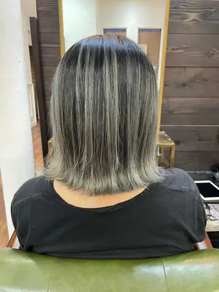 ミディアム 下林 雅明のヘアスタイル
